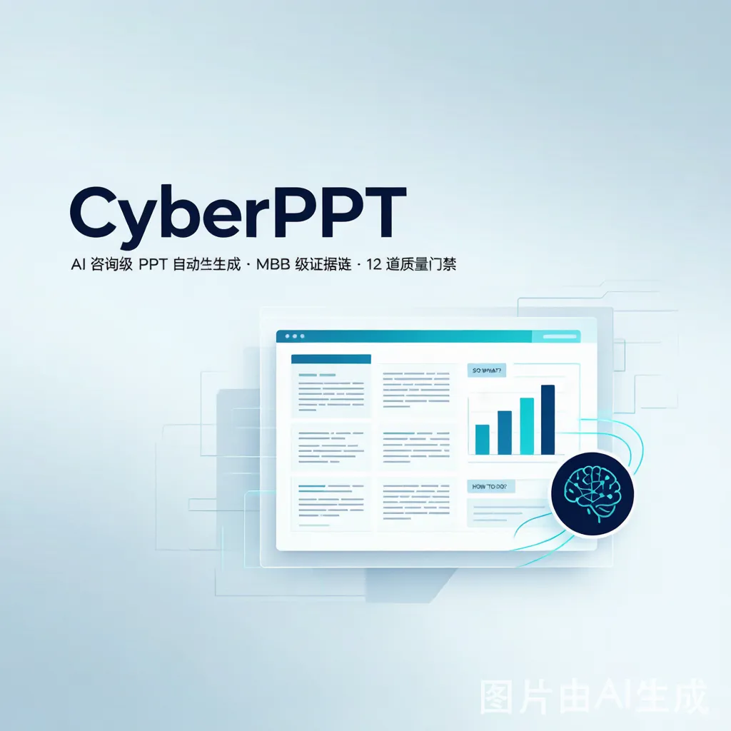咨询 PPT 加班熬夜？开源 CyberPPT 一键搞定