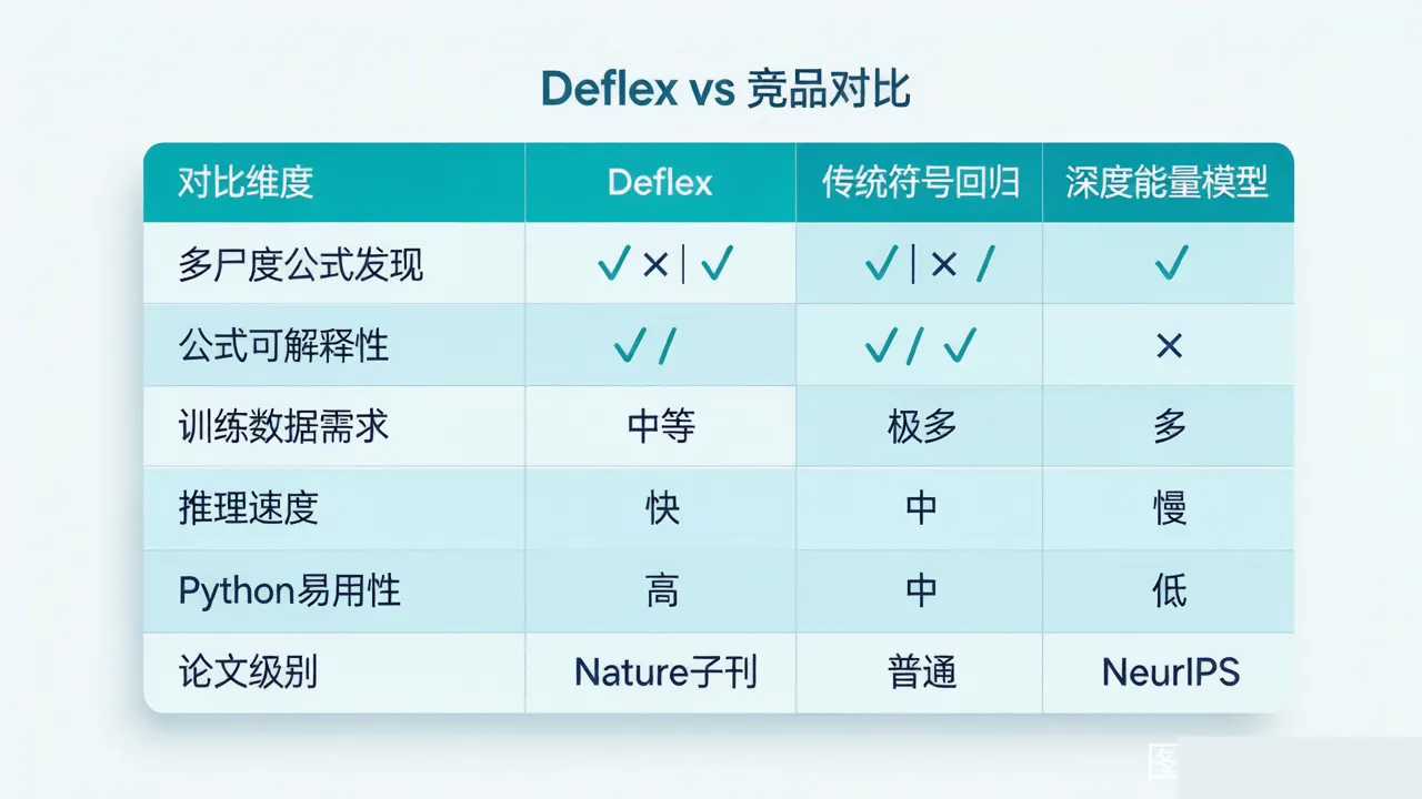 竞品对比表