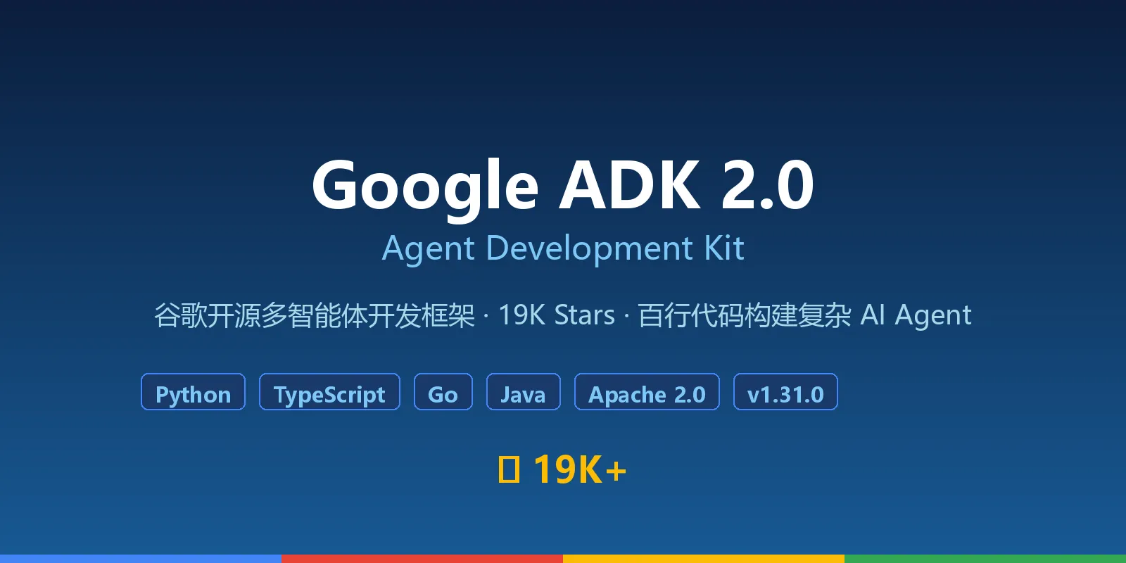🔥【今日推荐 Google ADK】：谷歌开源多智能体框架，百行代码构建企业级 AI Agent！