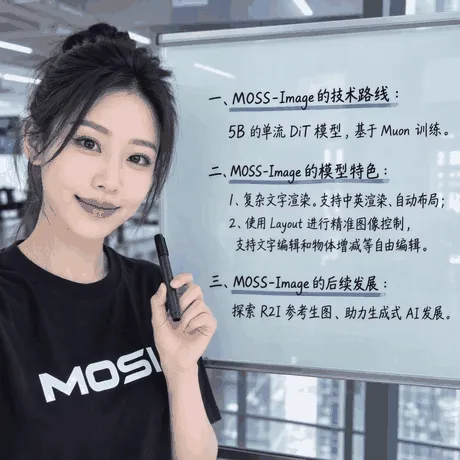人像场景中的中文板书