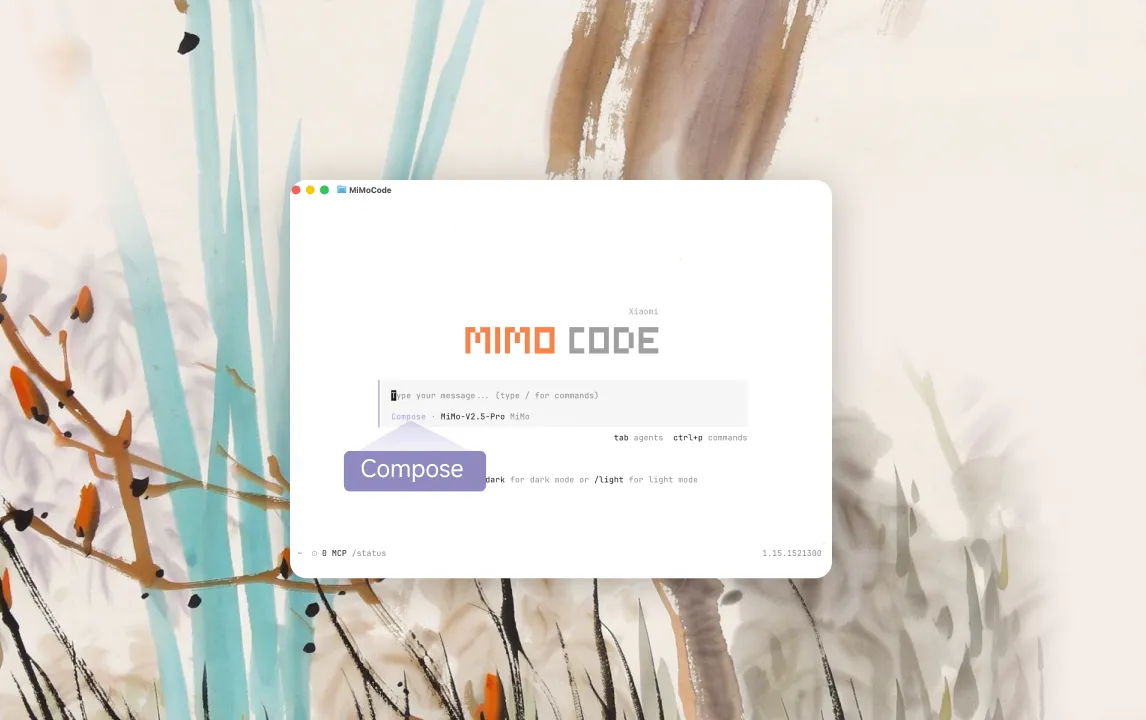 MiMo-Code Compose 模式工作流编排