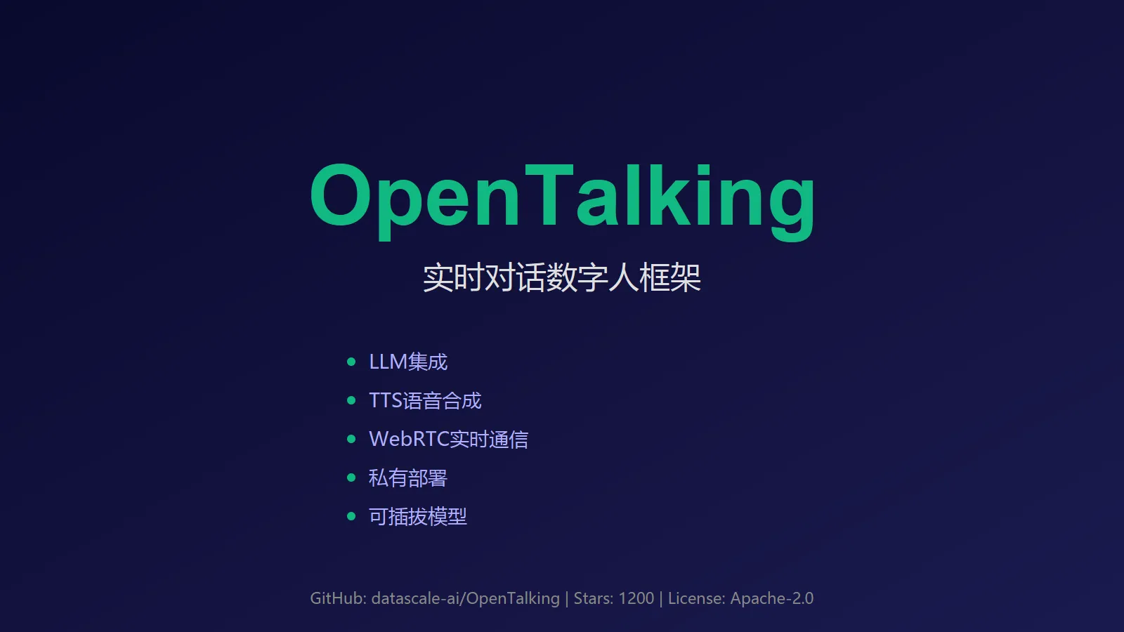 【今日推荐OpenTalking】：实时对话数字人编排框架