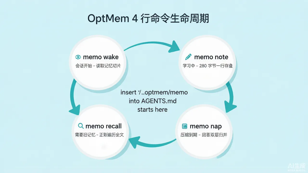 OptMem 4 行命令生命周期
