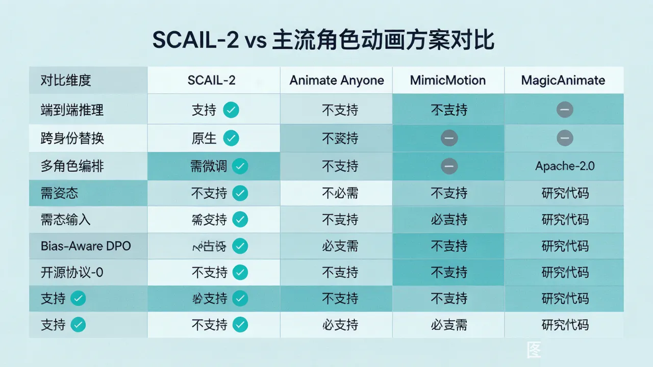 竞品对比表