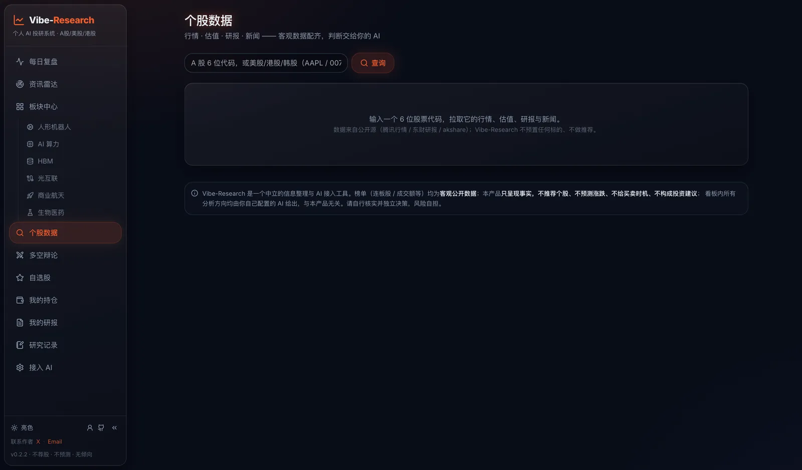 个股数据