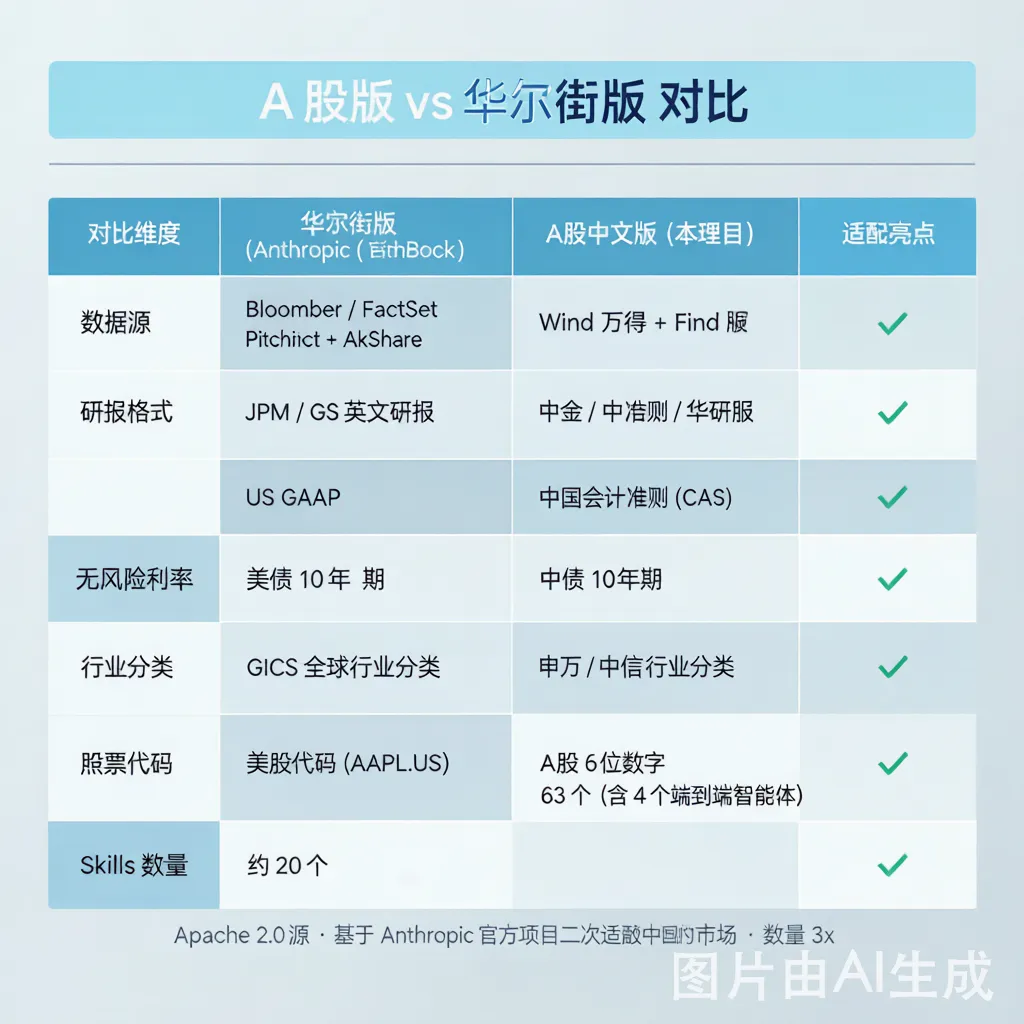 A股vs华尔街对比