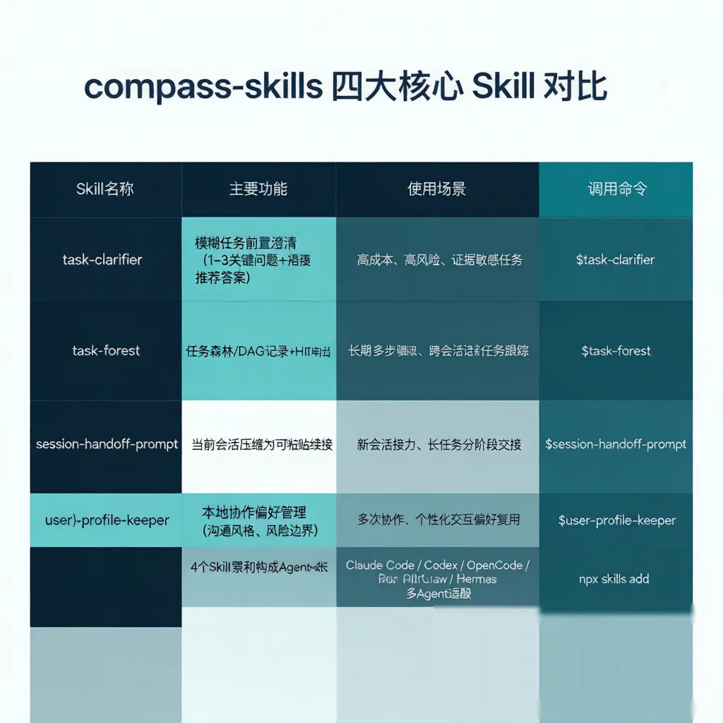 功能对比表