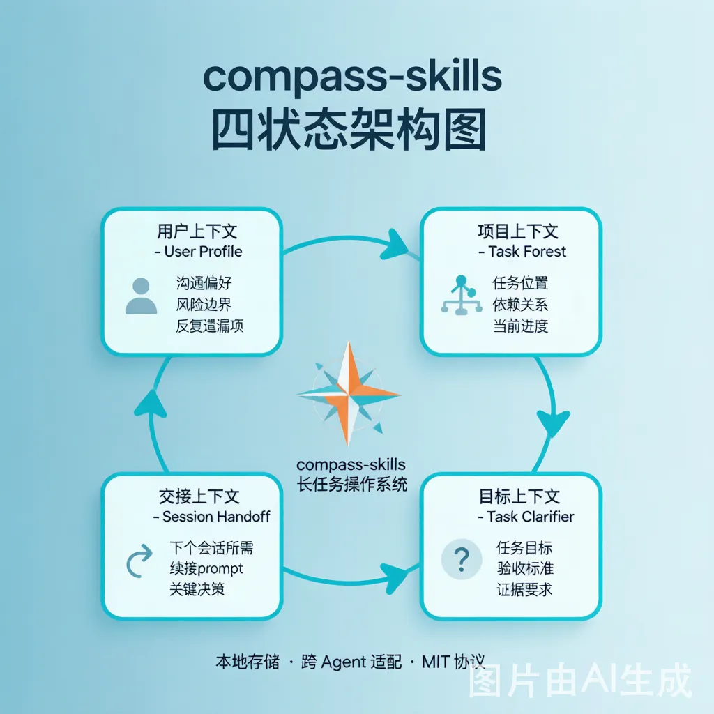 四状态架构图