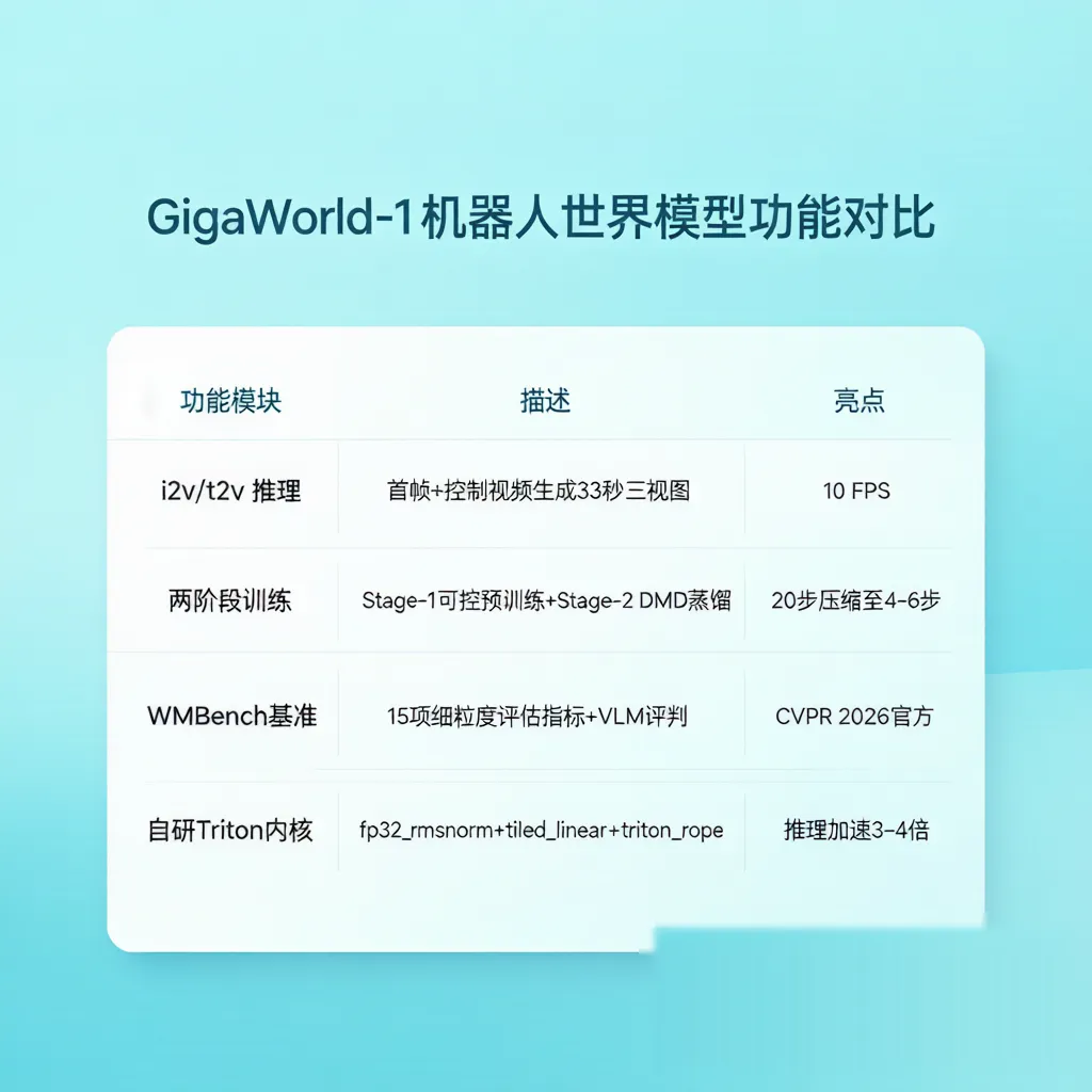 功能对比表