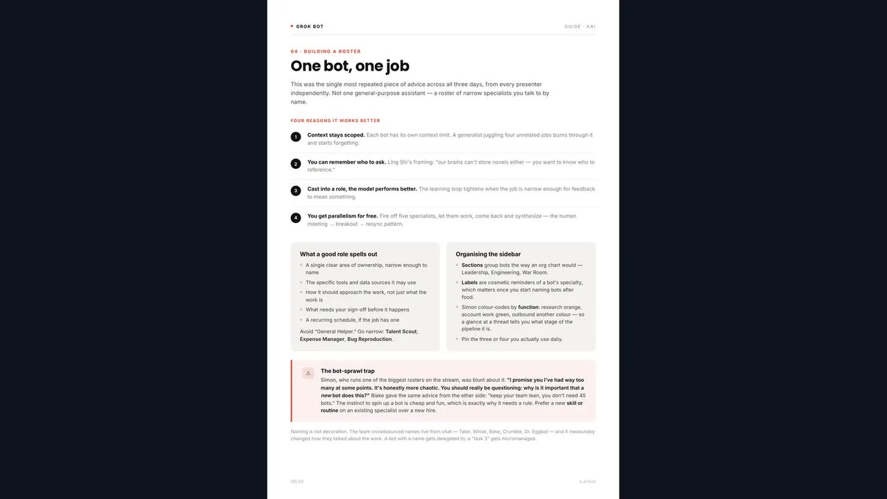 官方 PDF:One bot, one job