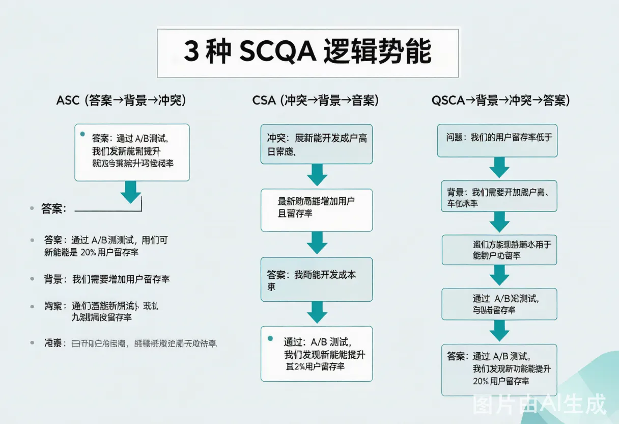 3 种 SCQA 逻辑势能