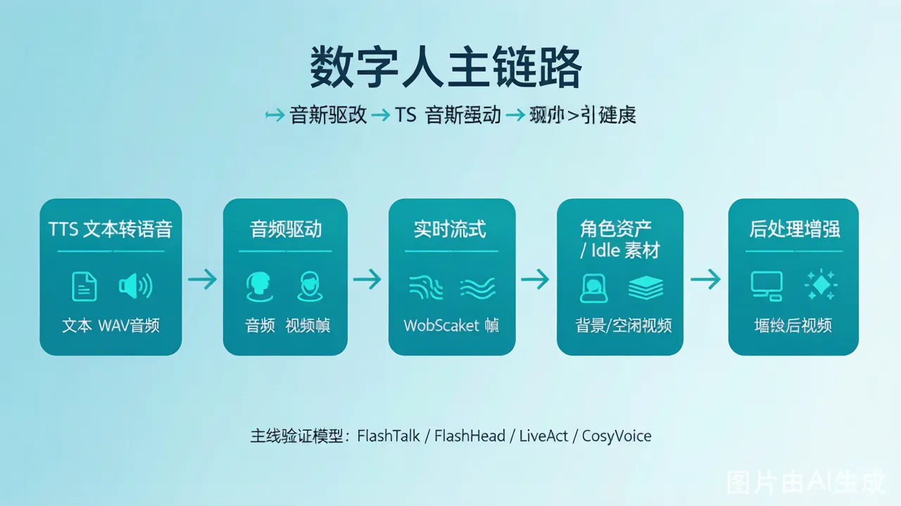 数字人链路图