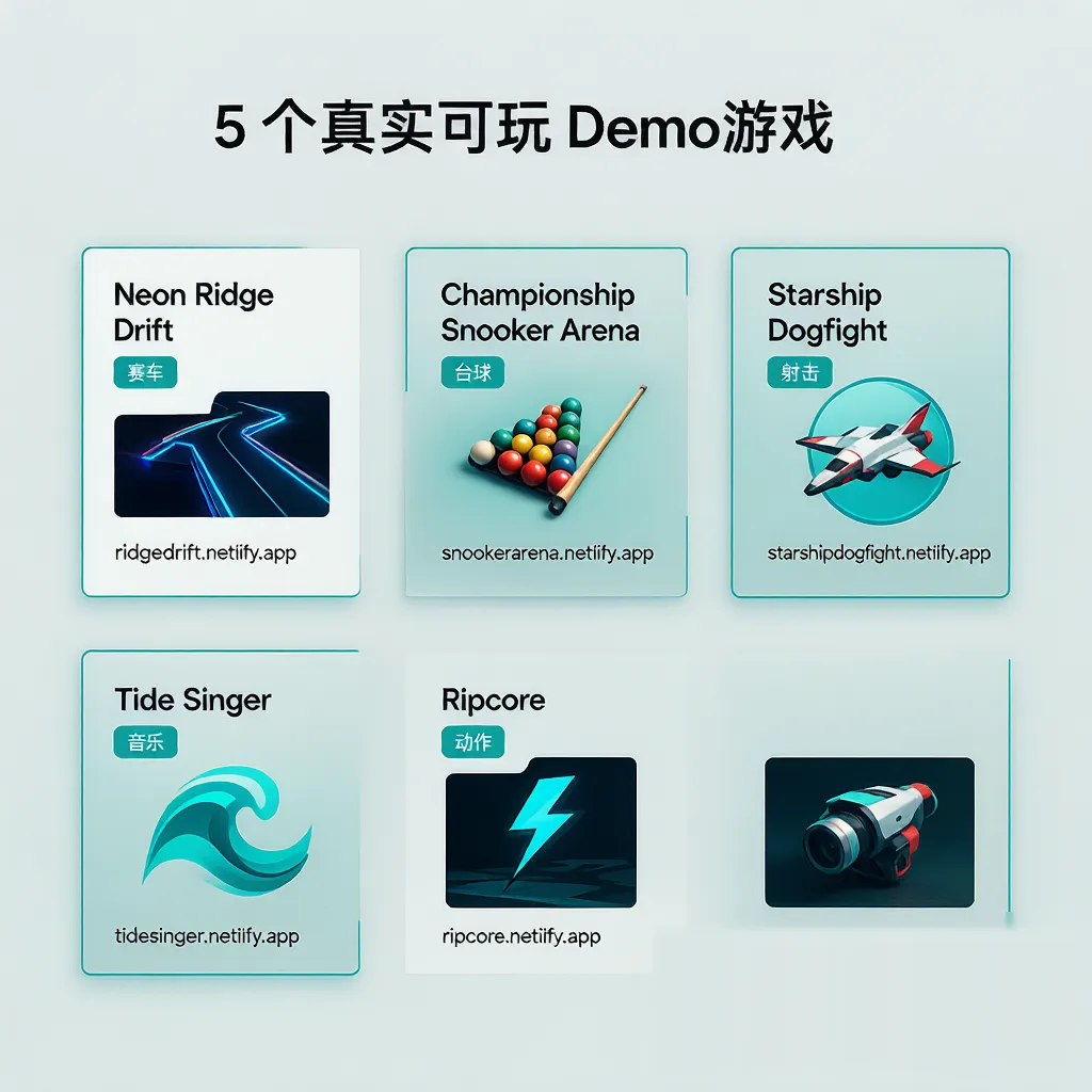 5个Demo游戏
