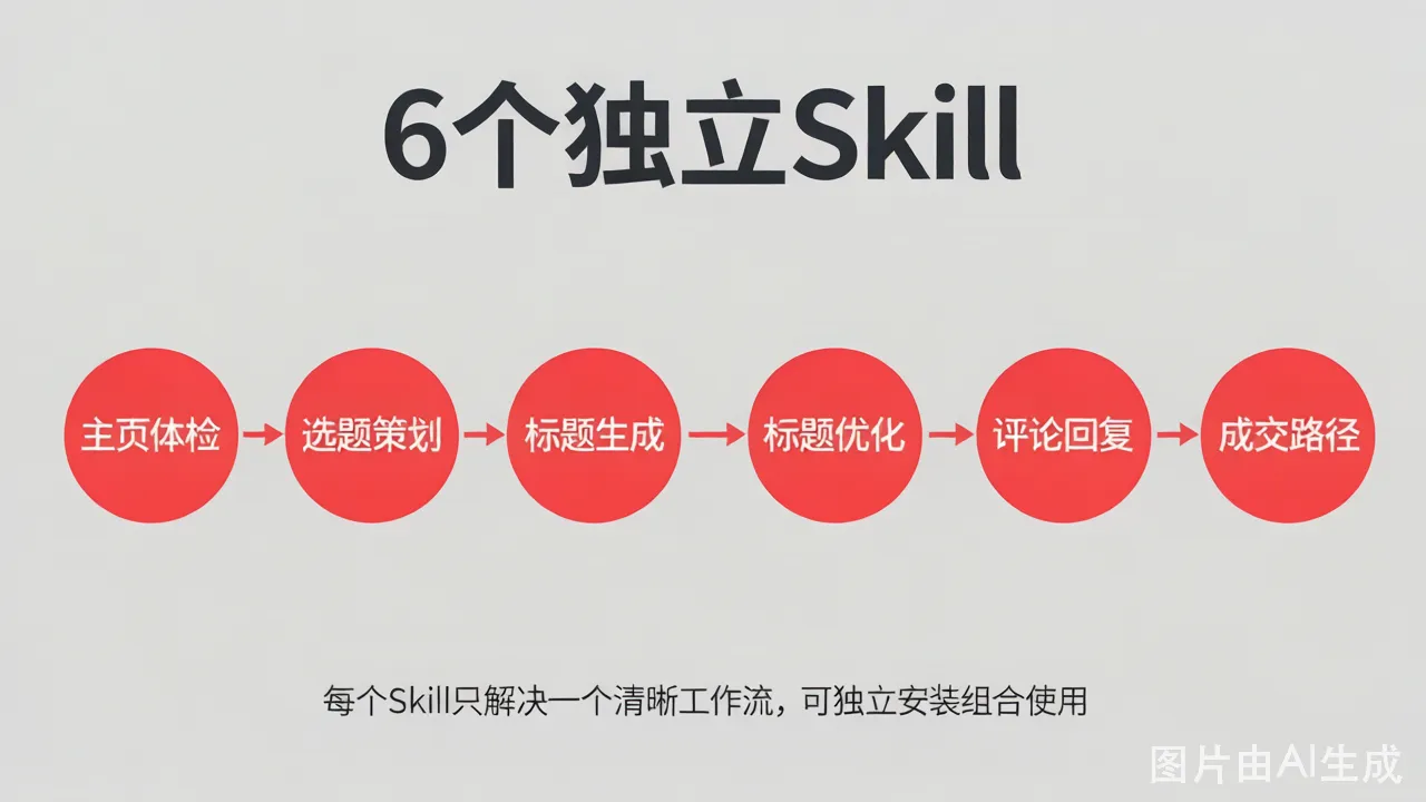 6个独立Skill总览